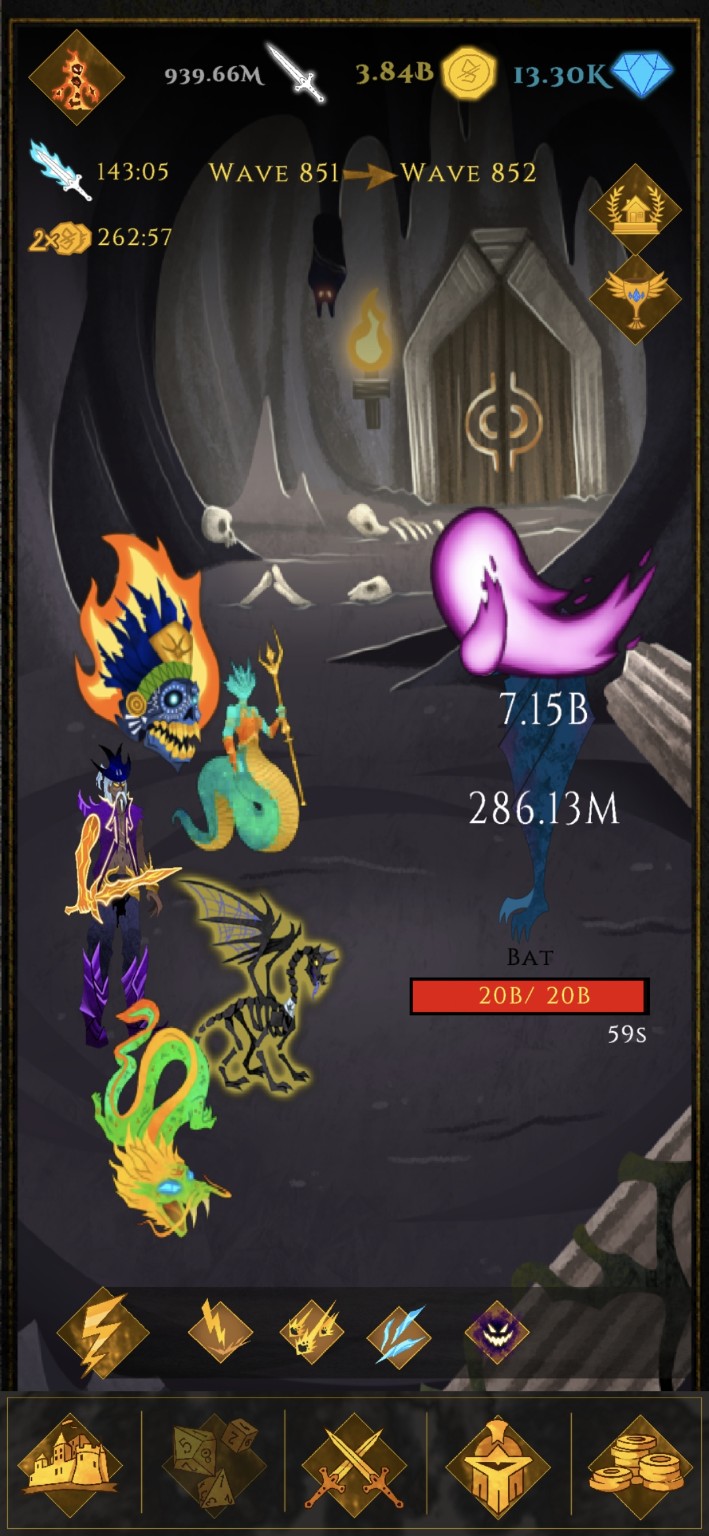 Battle screen